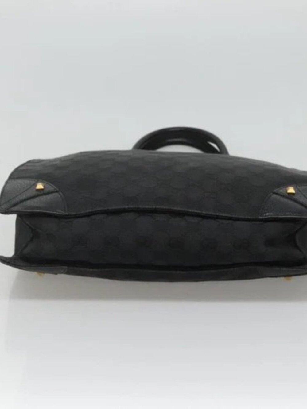 GUCCI GG Canvas Tote Bag Black 120898 Auth nb109 - Picture 5 of 16